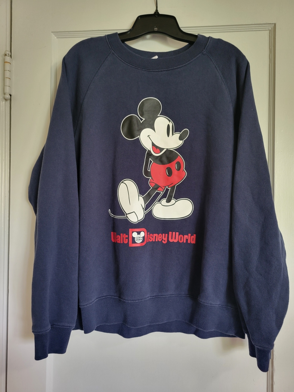 Disney Adult Sweatshirt - Walt Disney World Classic Mickey Navy Pullover